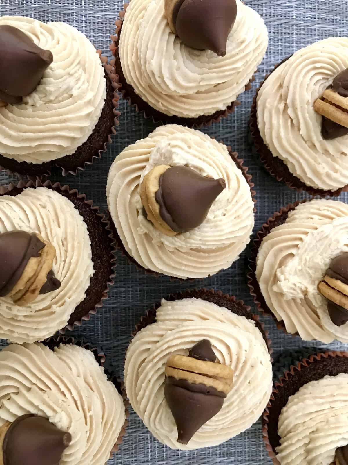 close up of cupcakes