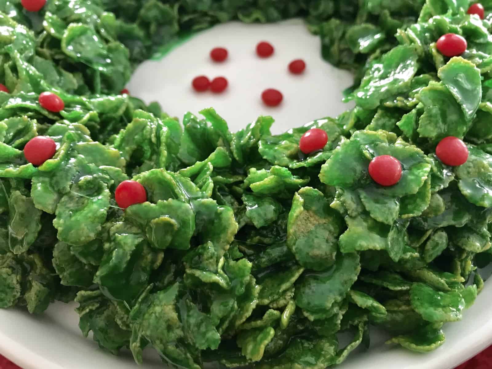 Marshmallow Christmas Wreath