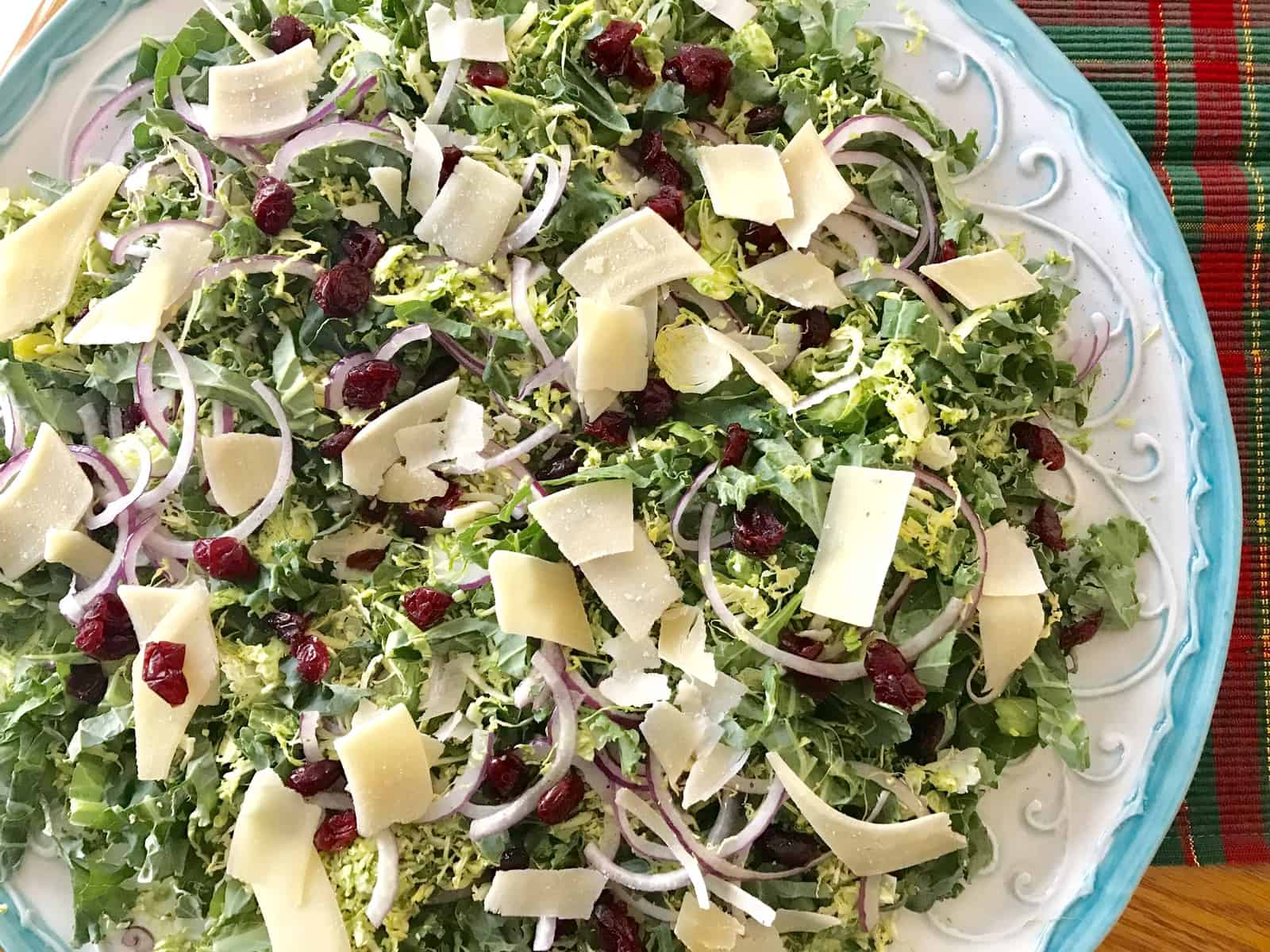 Brussels Sprouts and Kale Salad