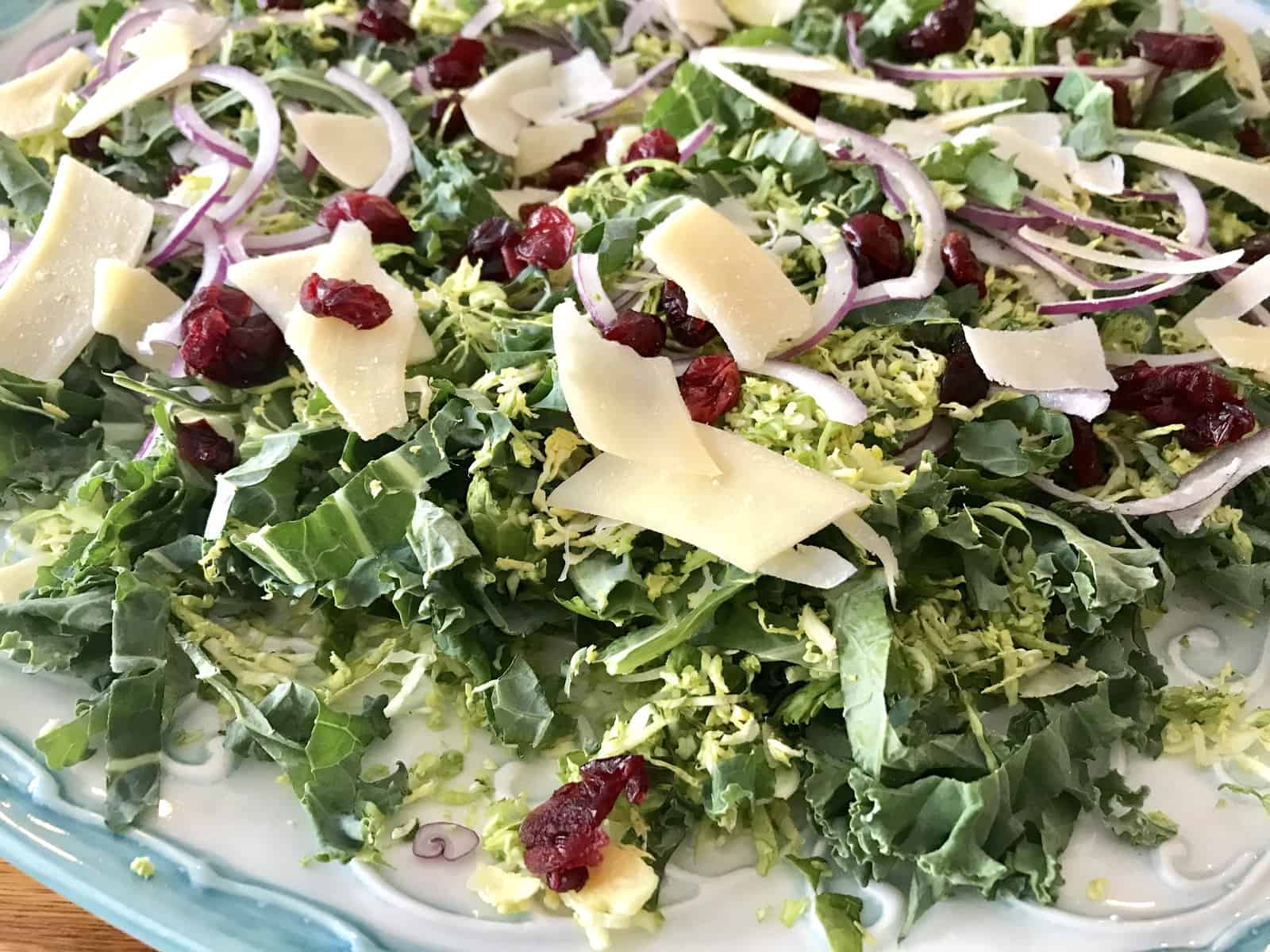 Brussels Sprouts and Kale Salad