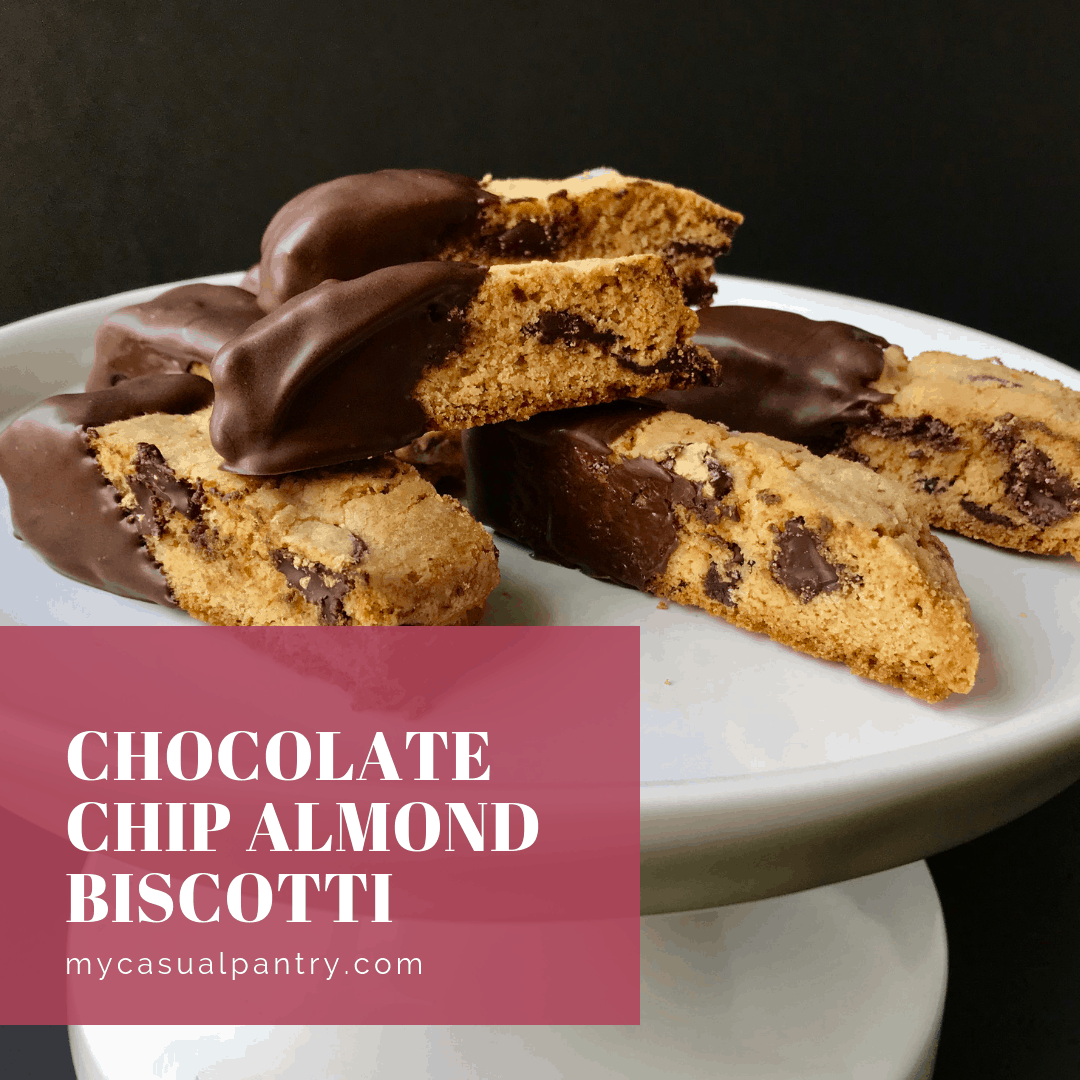 Chocolate Chip Almond Biscotti