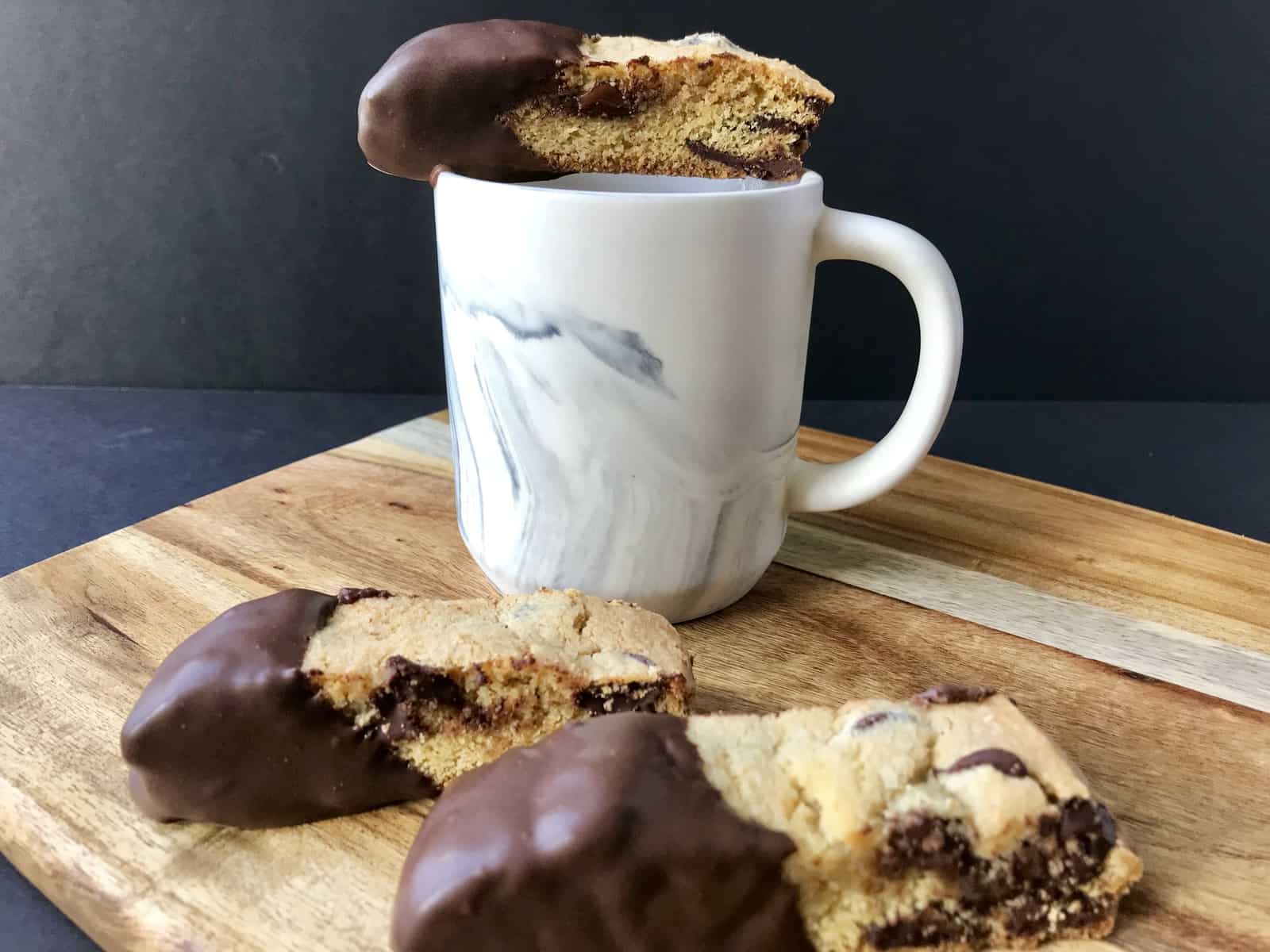 Chocolate Chip Almond Biscotti