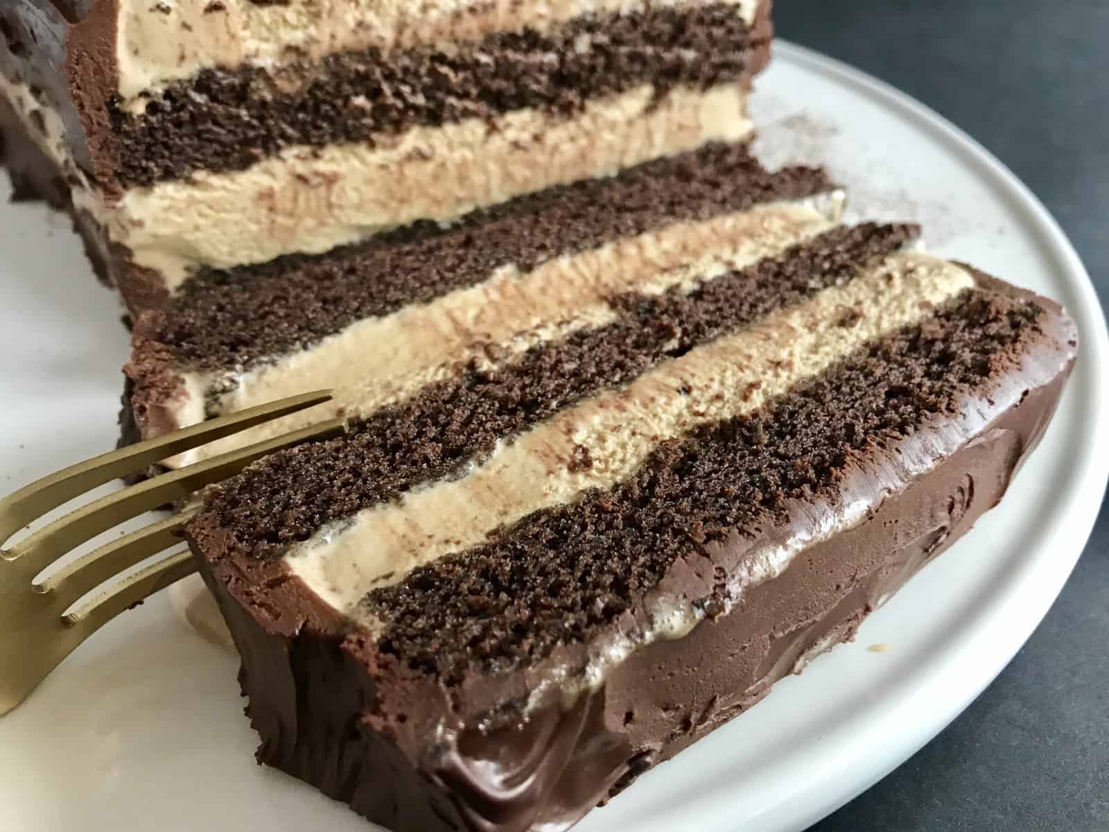 Mocha Ice Cream Cake