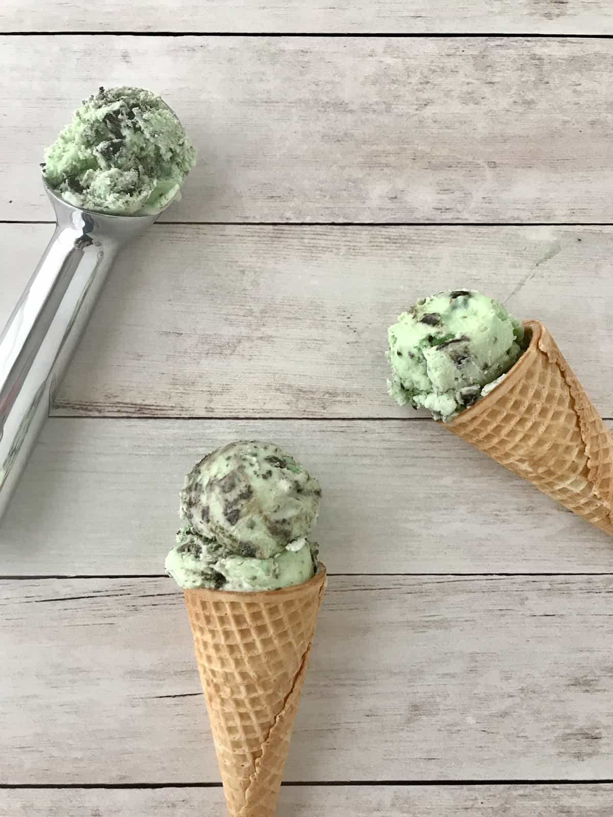 mint oreo ice cream