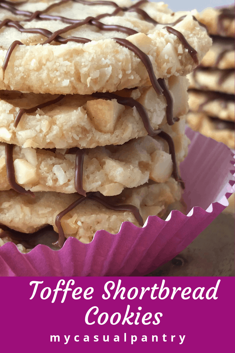 Toffee Shortbread Cookies