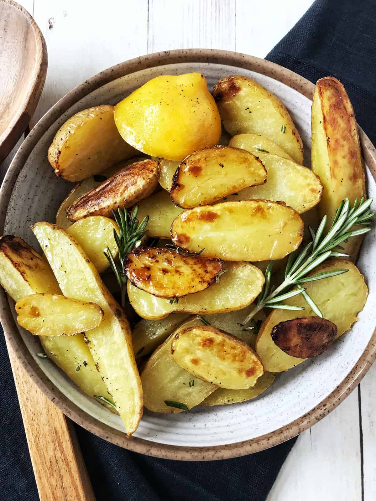 Lemon Rosemary Roasted Fingerling Potatoes
