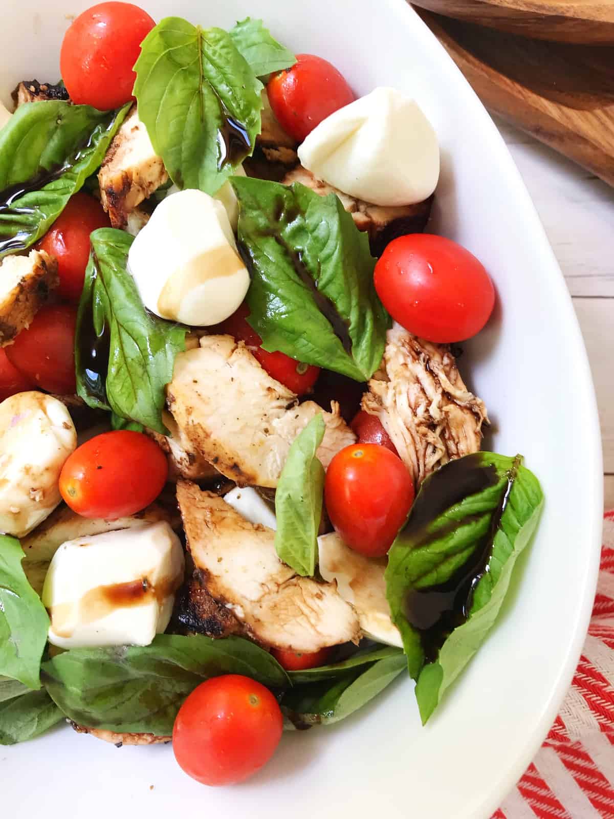 Grilled Chicken Caprese Salad