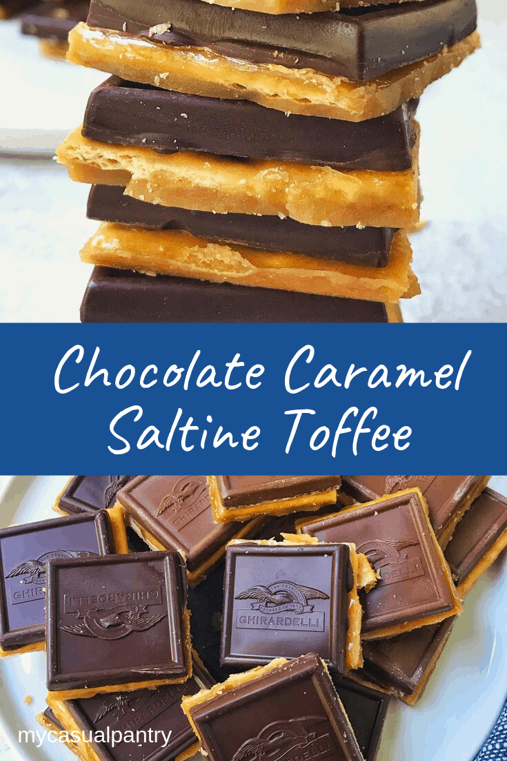 Chocolate Caramel Saltine Toffee