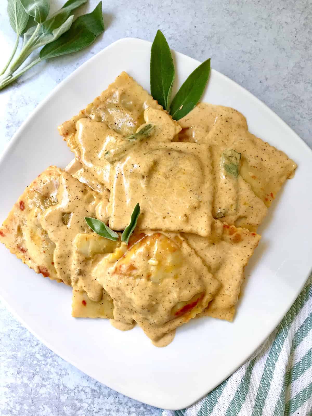 Pumpkin Sage Ravioli