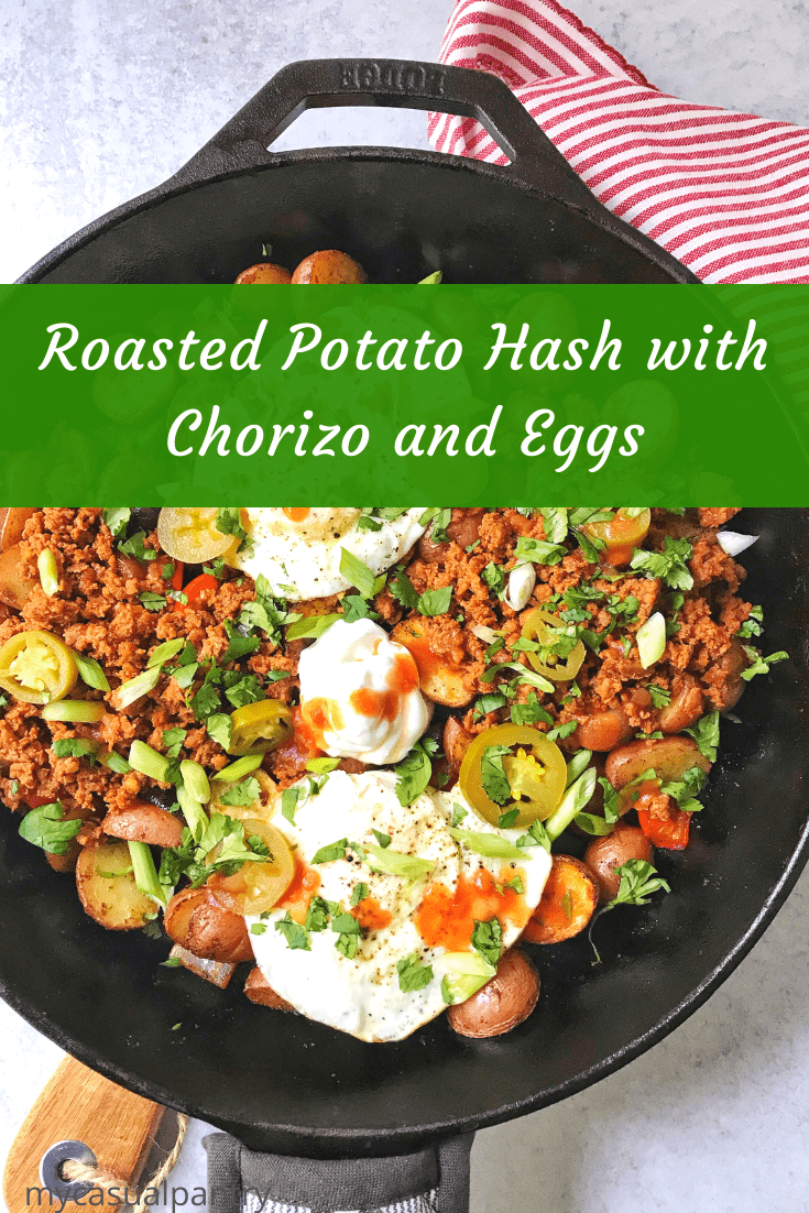 Roasted Potato Hash with Chorizo And Eggs