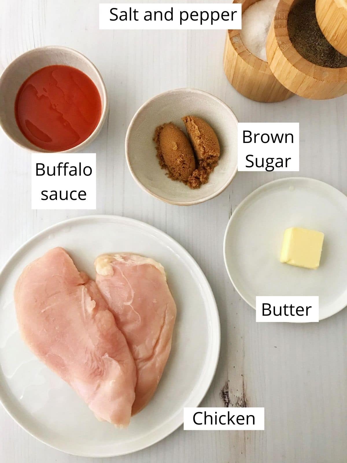 buffalo sauce ingredients, labled