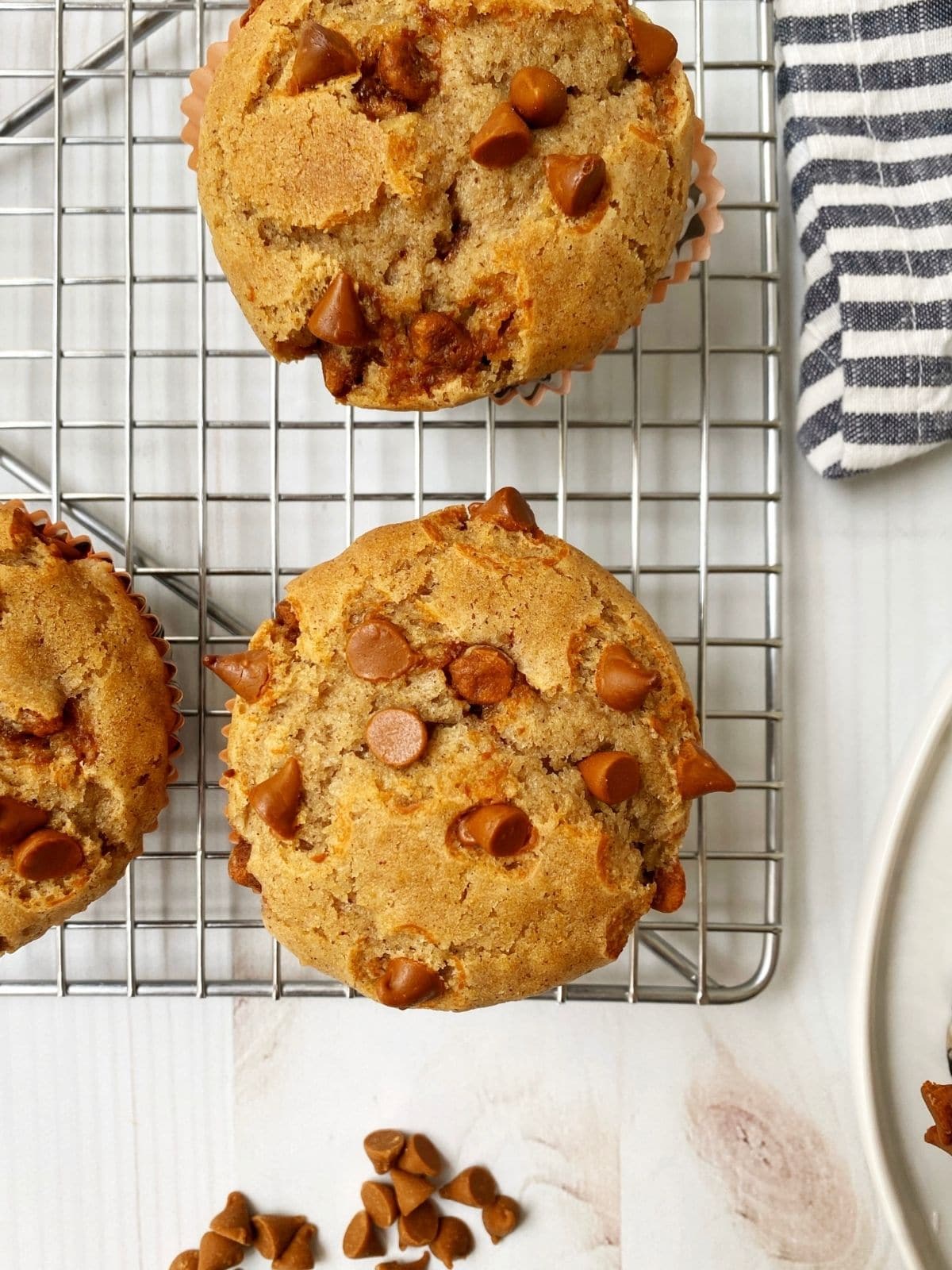 muffins on a cooling rack