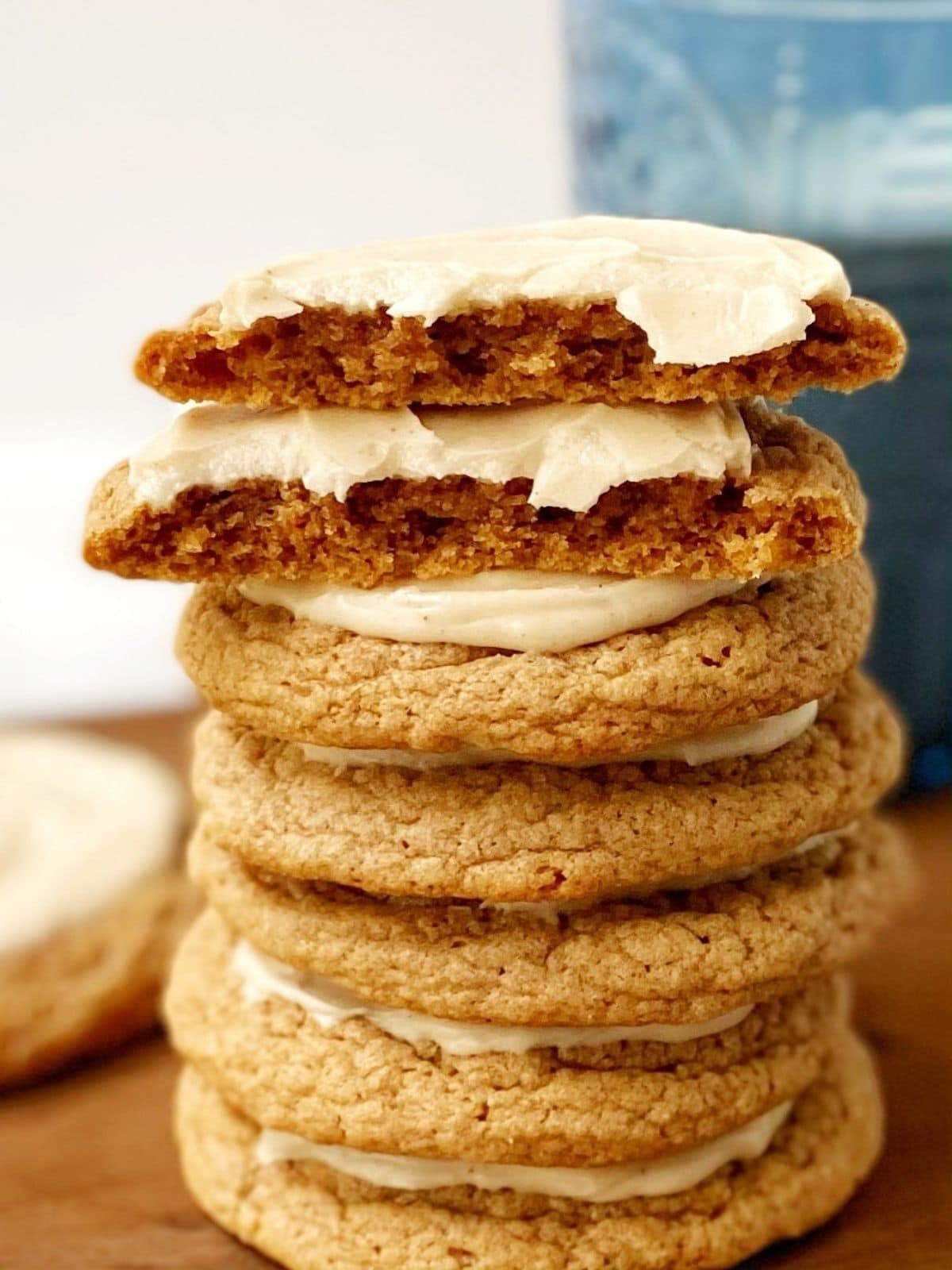 Spice Cake Mix Cookies With Maple Brown Butter Frosting My Casual Pantry