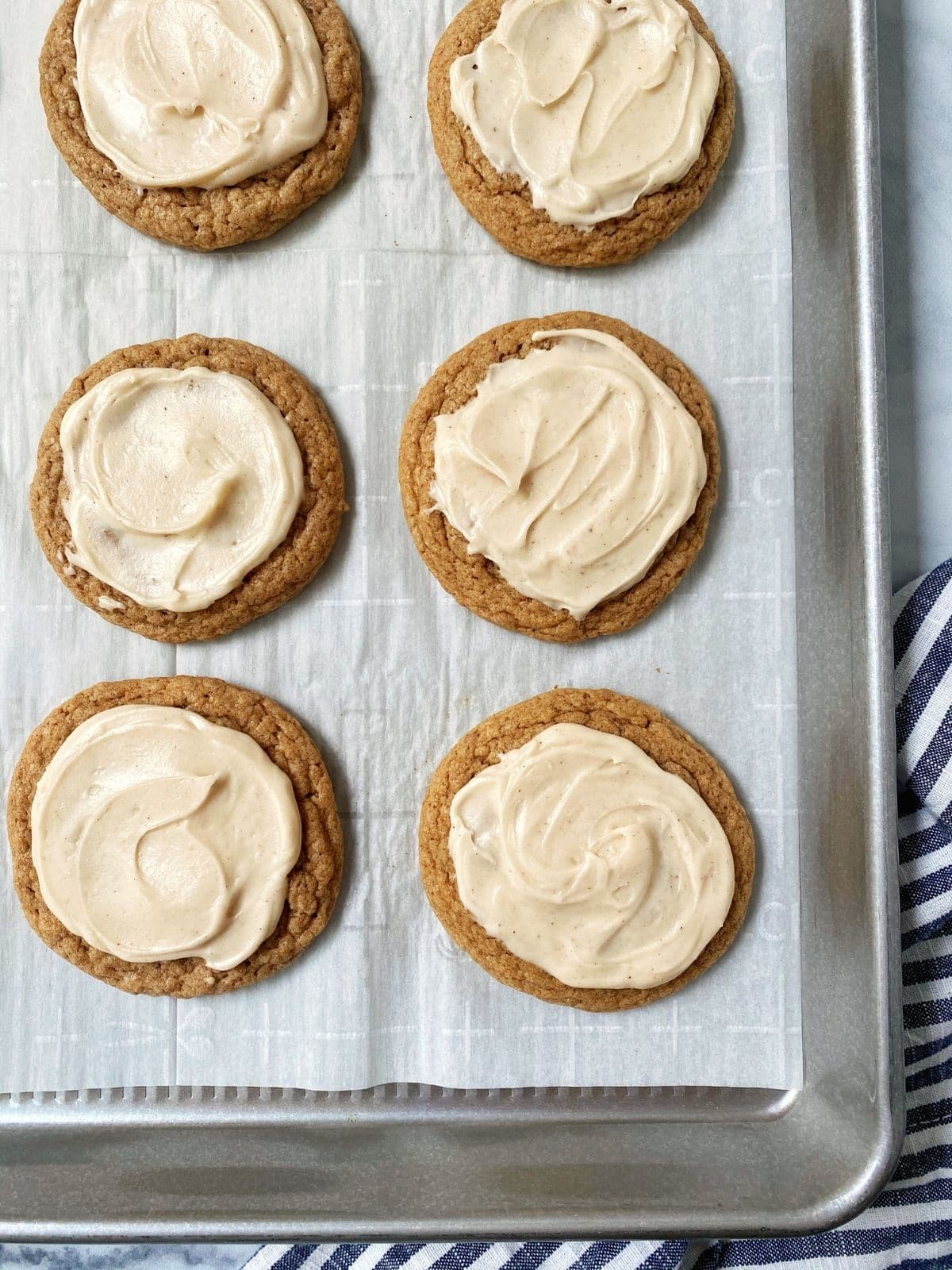 Spice Cake Mix Cookies With Maple Brown Butter Frosting My Casual Pantry