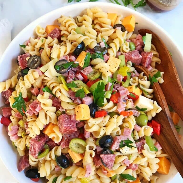 Muffuletta Pasta Salad - My Casual Pantry