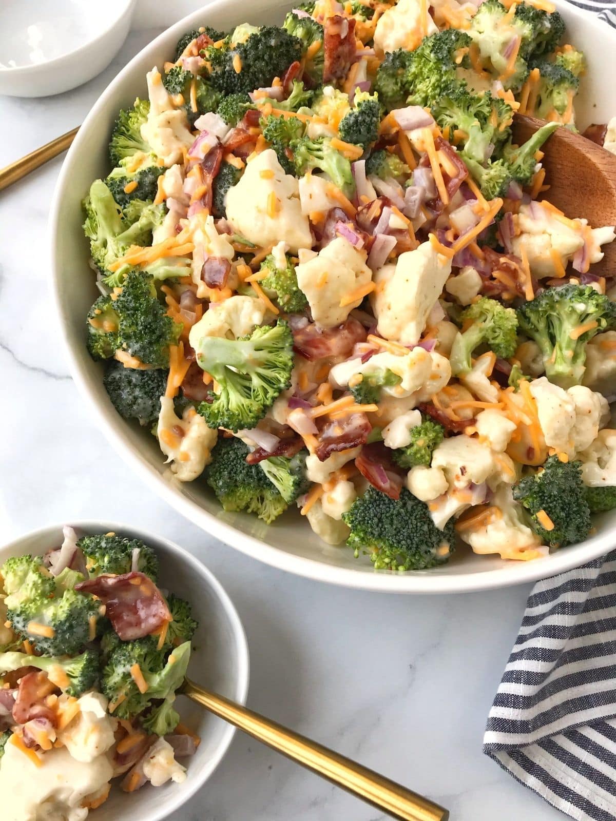 bowls of salad