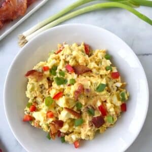 bowl of egg salad