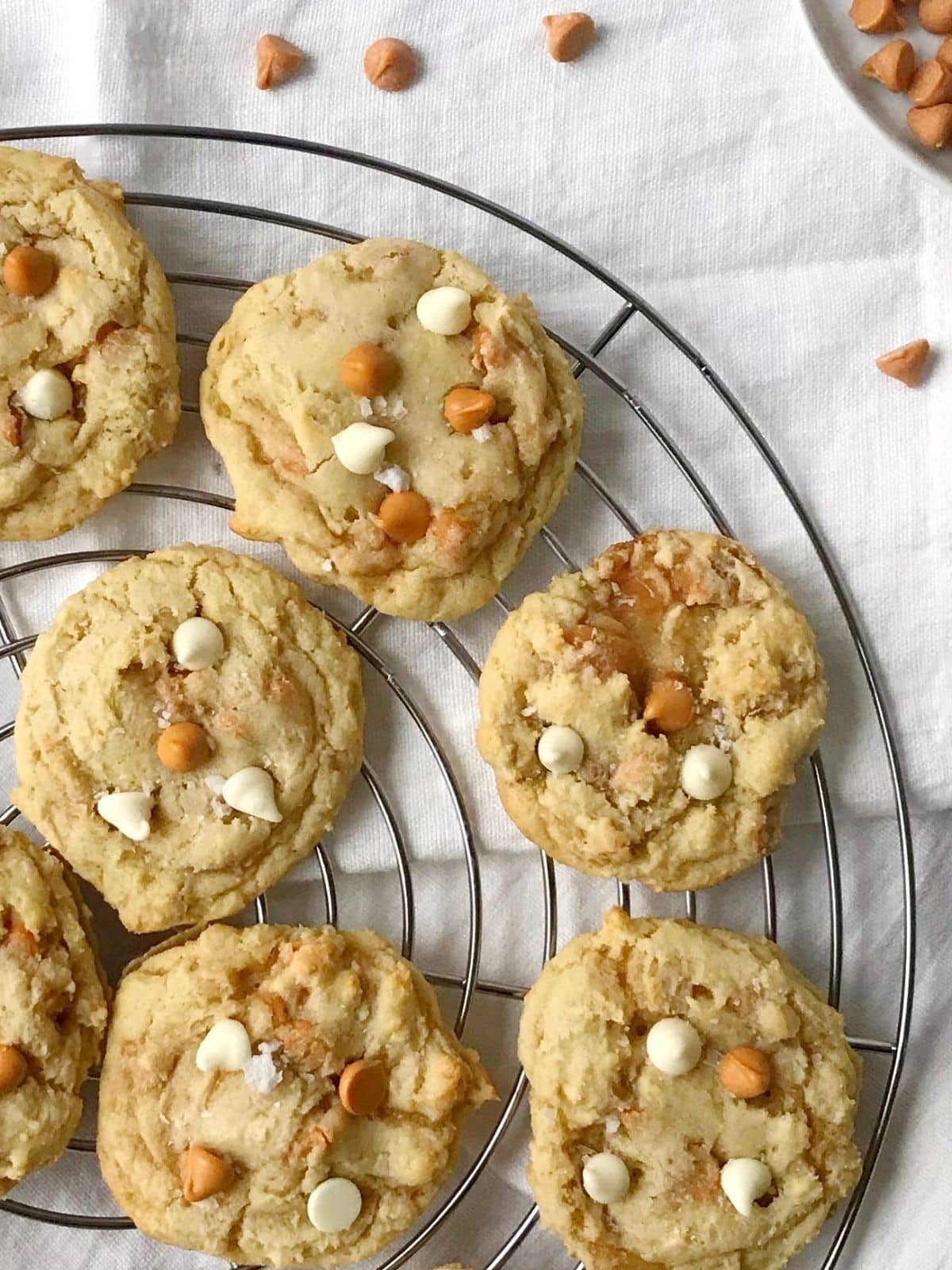 cookies on a cooling rack