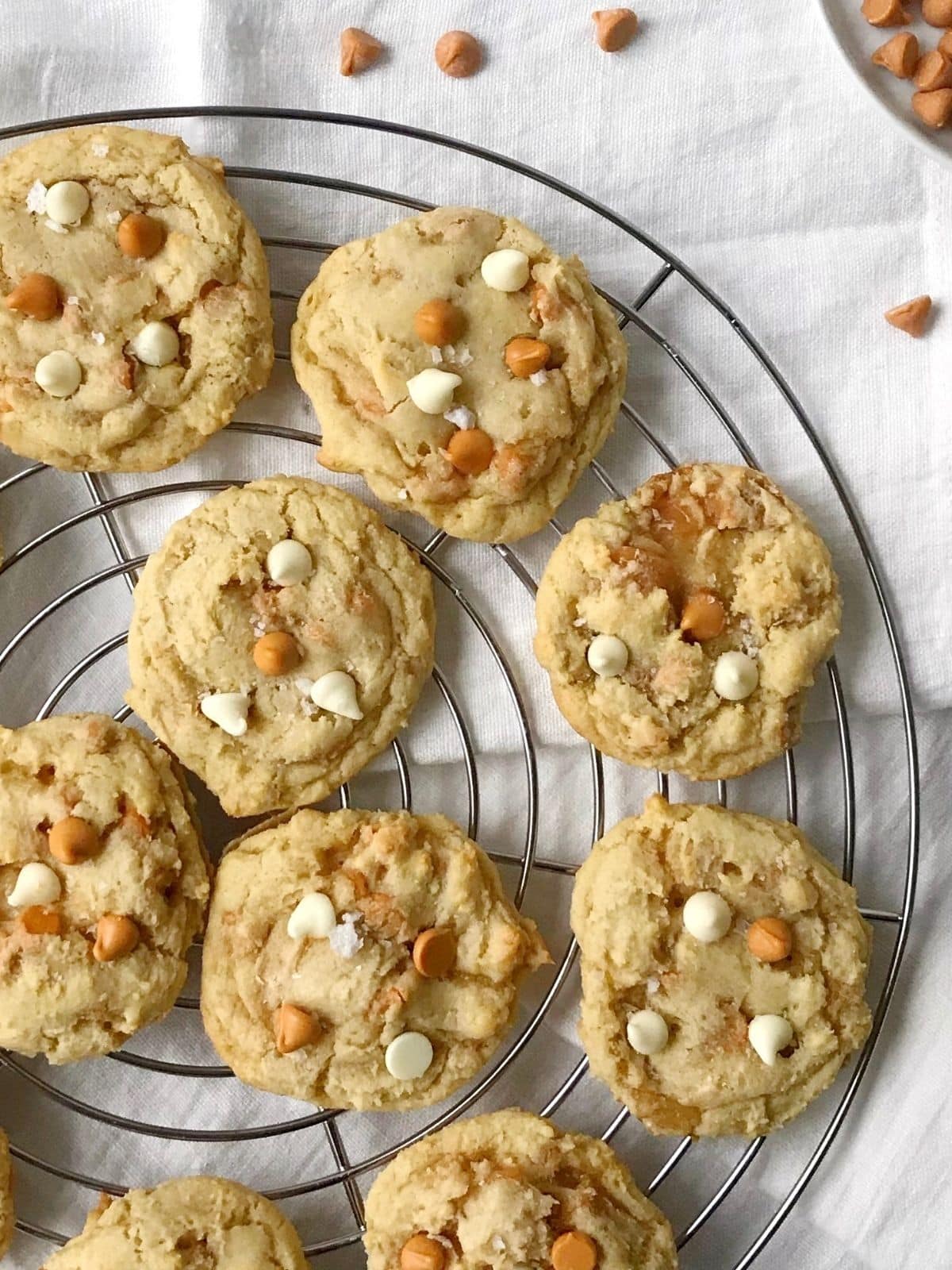 cookies on a baking rack