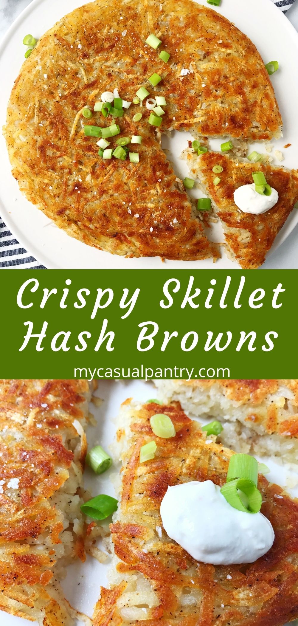 Skillet Hash Browns - My Casual Pantry