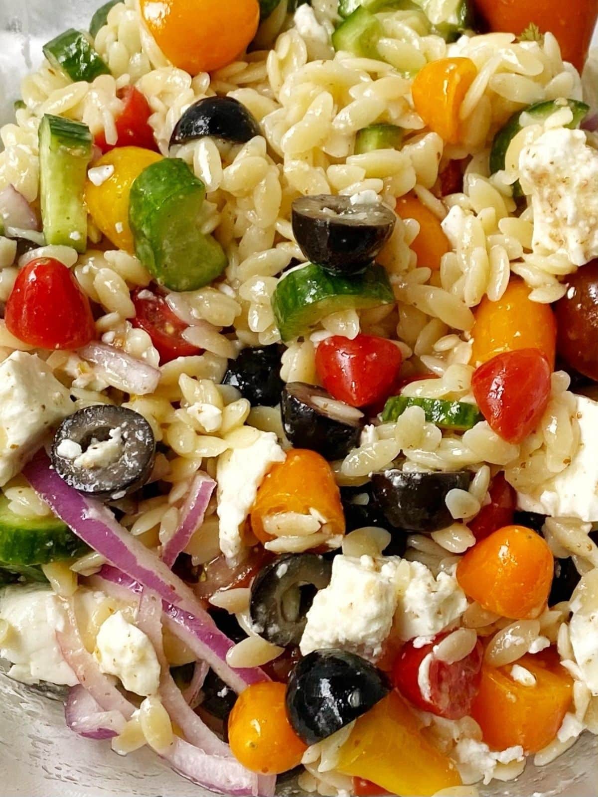 close up of bowl of salad