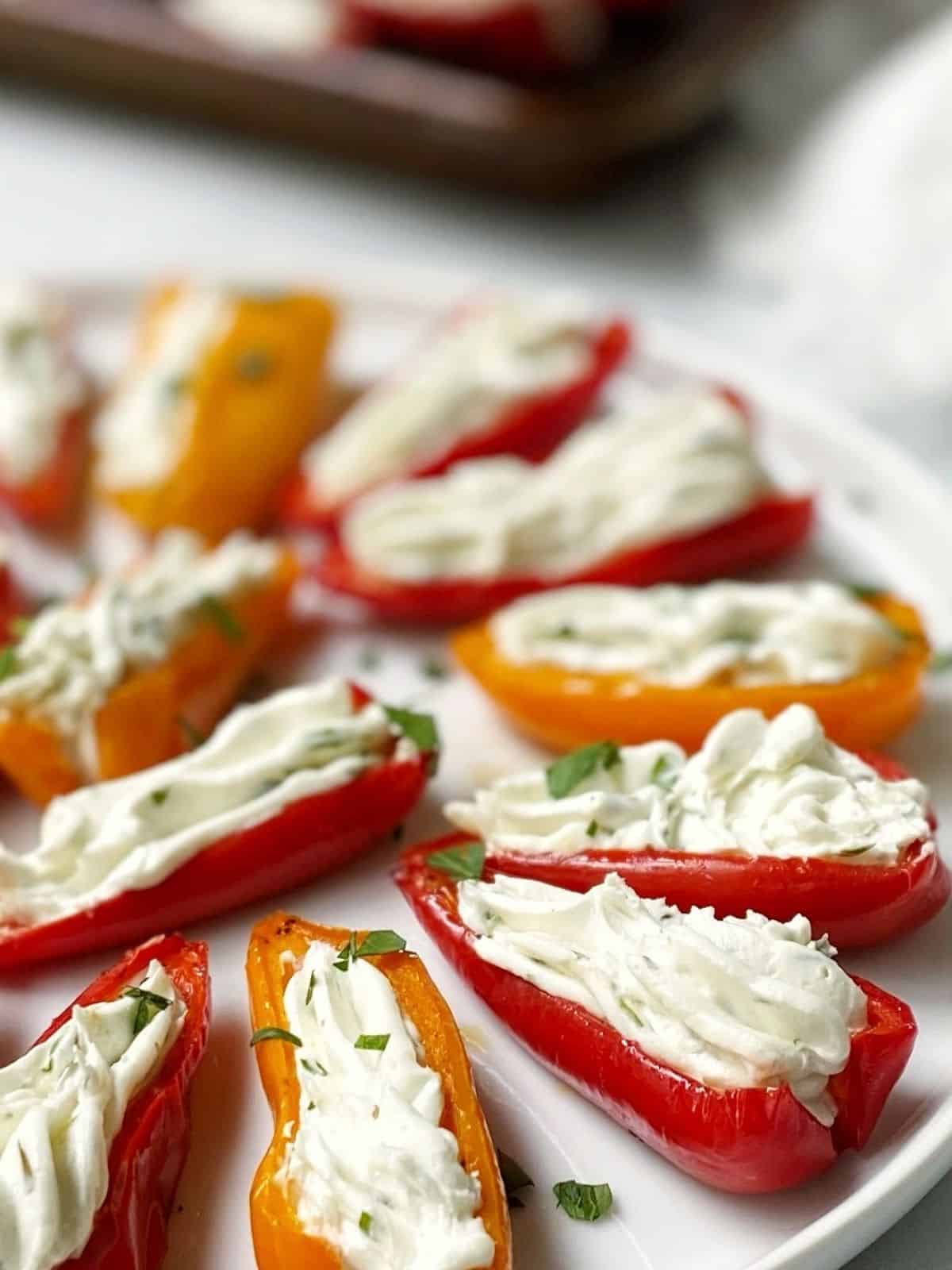 close up of pepper on a white plate