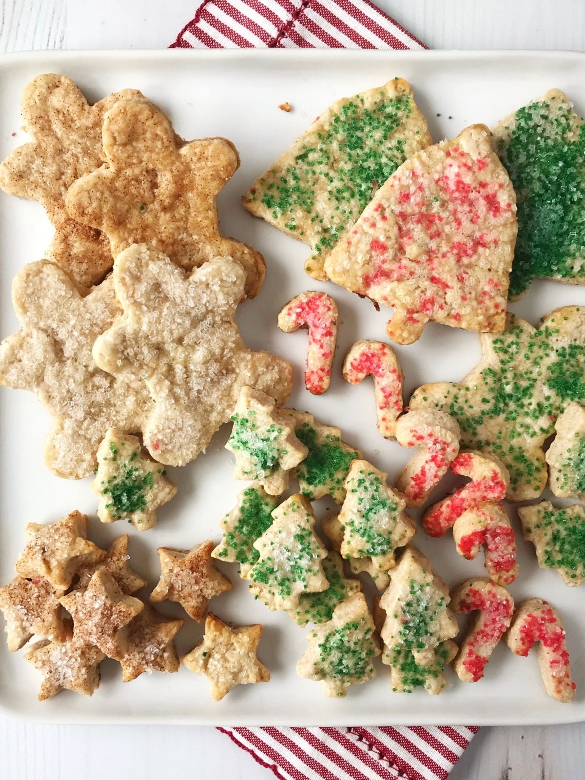 cookies on a white plate