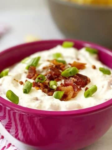 bowl of Bacon Horseradish Dip