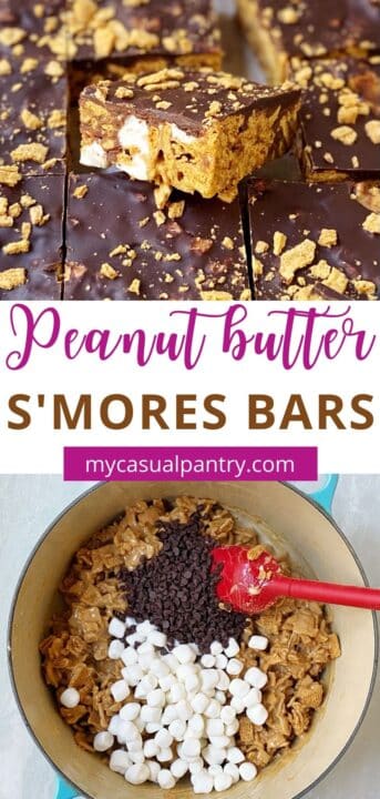 peanut butter smores bars