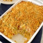 Cheesy Chicken Hash Brown Casserole - My Casual Pantry