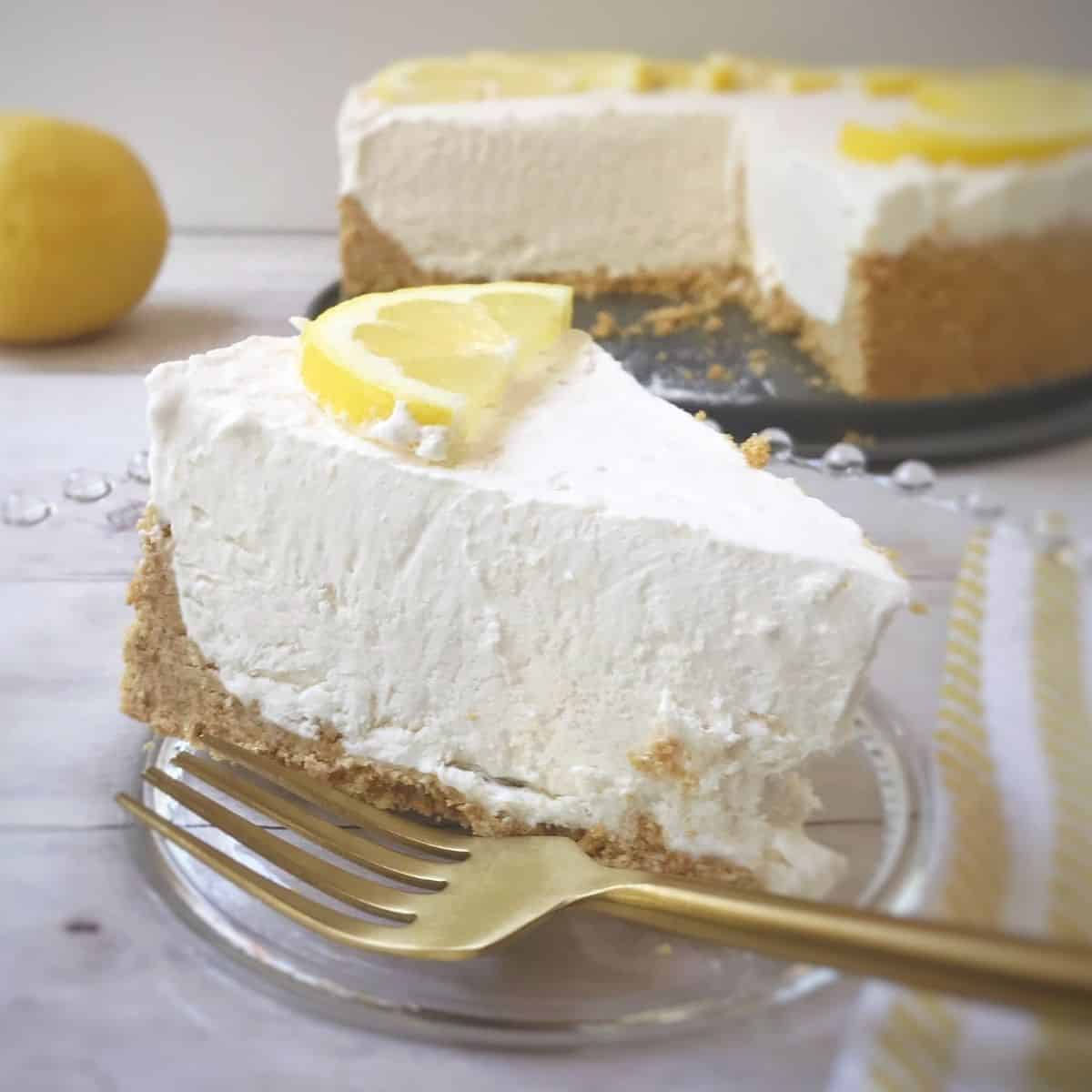 Frozen Lemonade Pie - My Casual Pantry