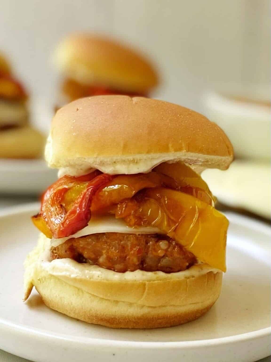 Sausage and Pepper Sliders - My Casual Pantry