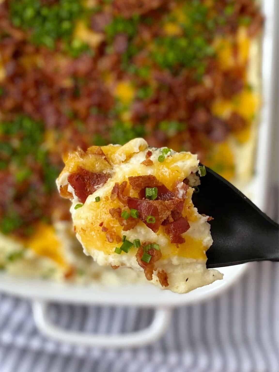 Loaded Baked Potato Casserole - My Casual Pantry