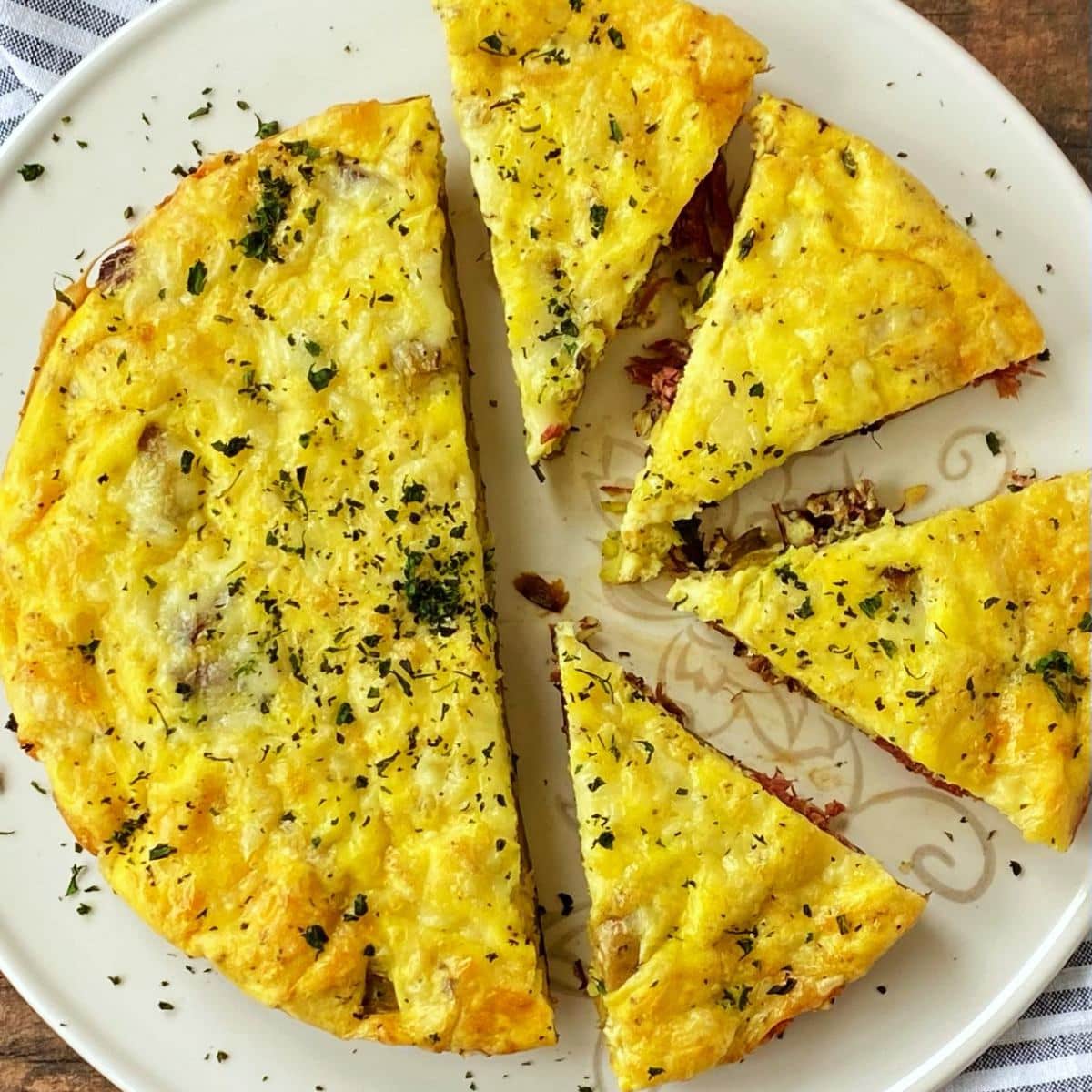 Corned Beef Hash Frittata - My Casual Pantry