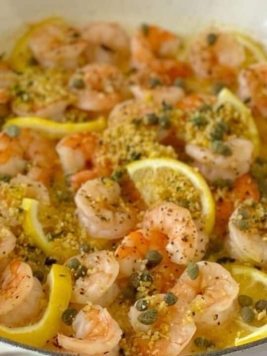 Lemon Butter Baked Shrimp - My Casual Pantry