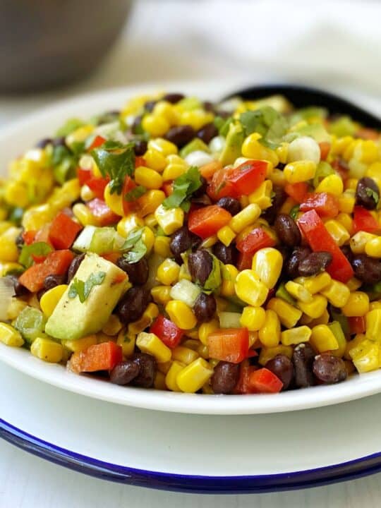 Corn Avocado Black Bean Salsa - My Casual Pantry