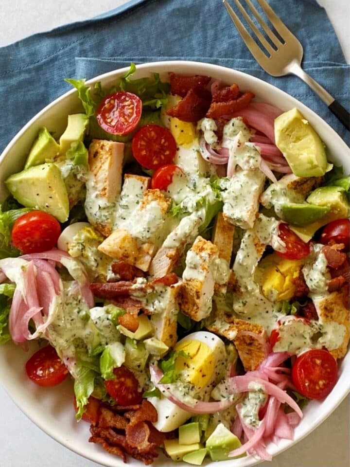 Panera Green Goddess Cobb Salad with Chicken - My Casual Pantry